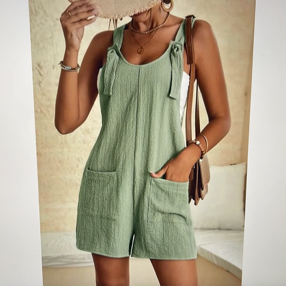 42. Mint Green Romper